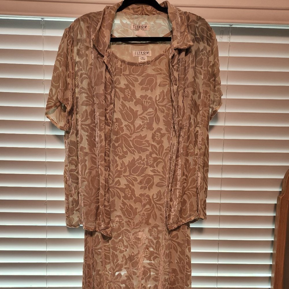 Citron gown set XL